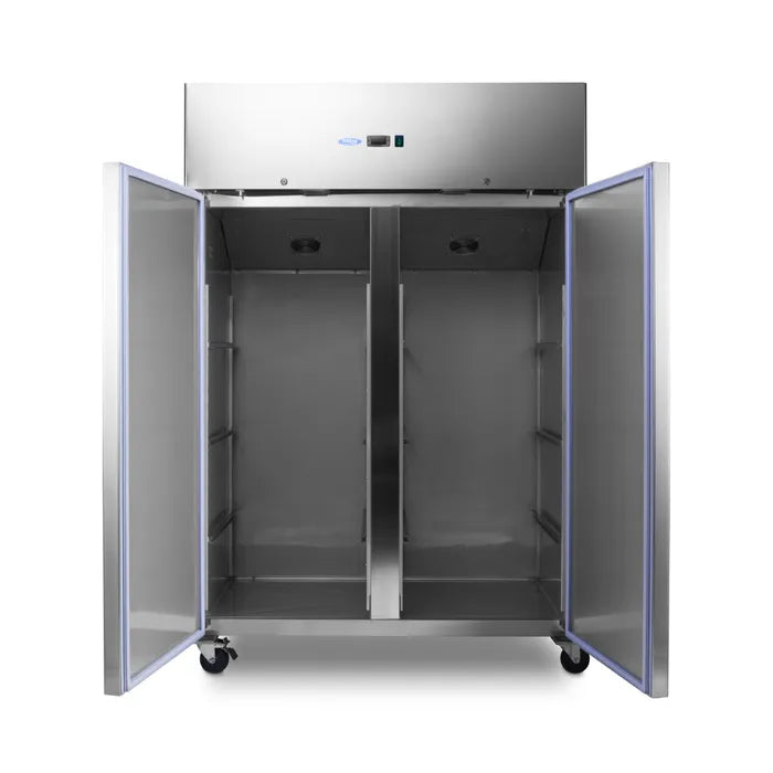 Vrieskast - 800 L - 6 Verstelbare Roosters - op Wielen - incl. Roosters