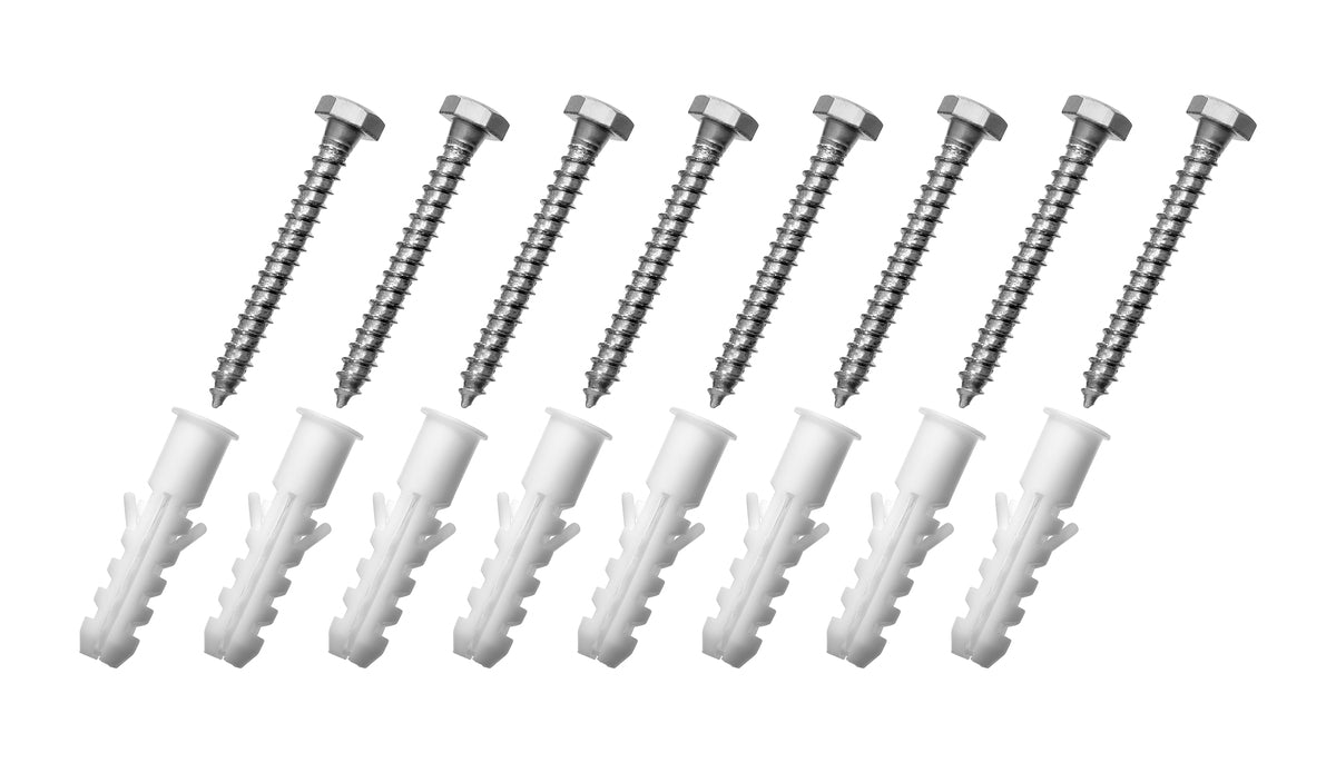 Adjustment rails 1 pair, 530 mm