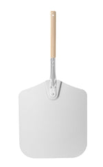 Pizzaschep vierkant met korte handgreep