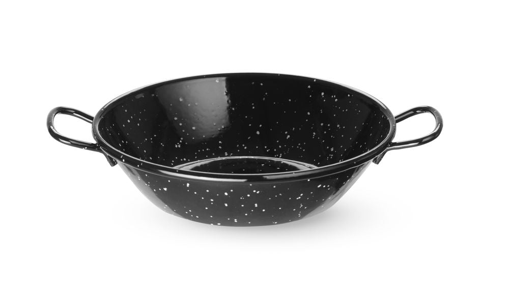 Geëmailleerde paëllaschalen