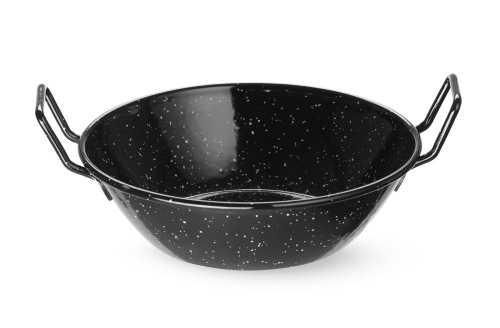 Geëmailleerde paëllaschalen