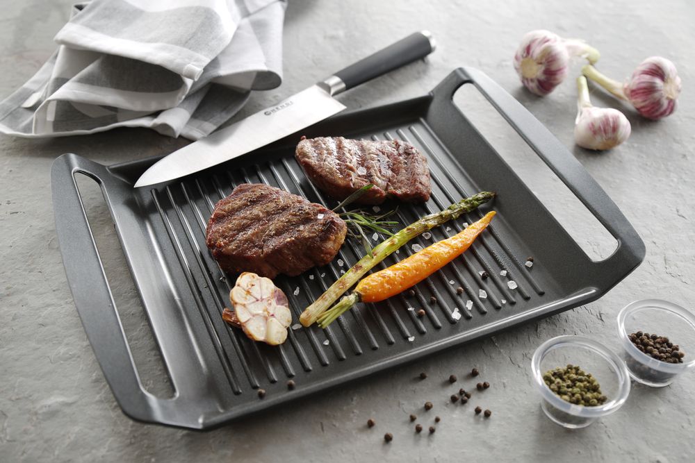Grillplaat voor inductiekookplaten