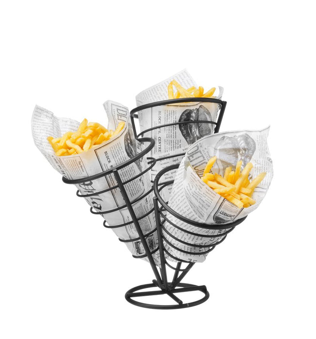 French fry bag holder