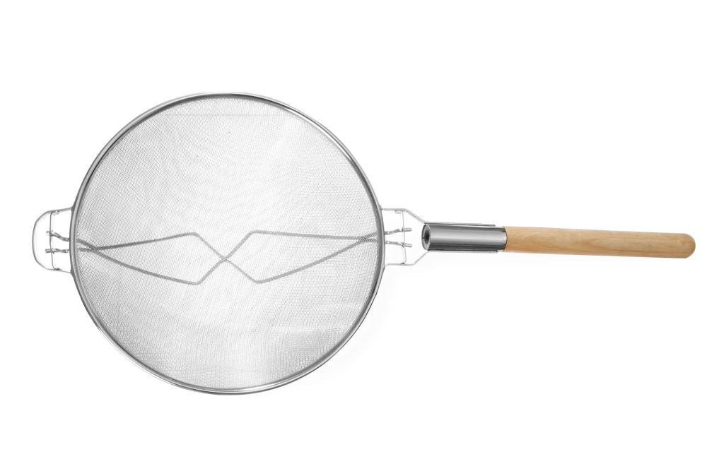 Lay-on sieve, double mesh