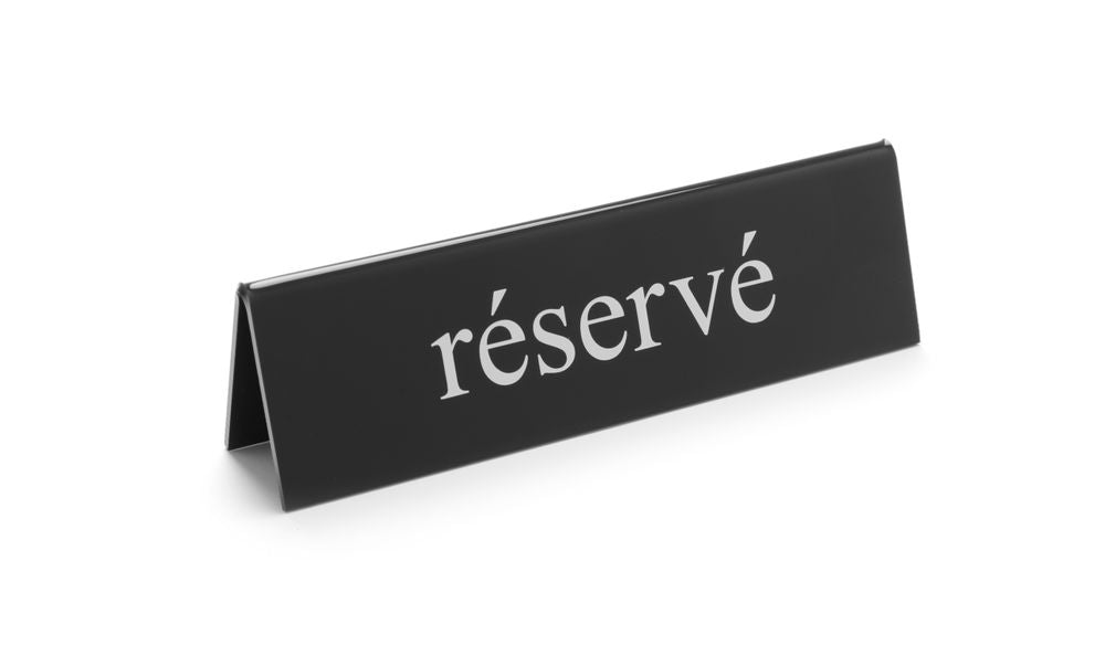 Table stand reserved