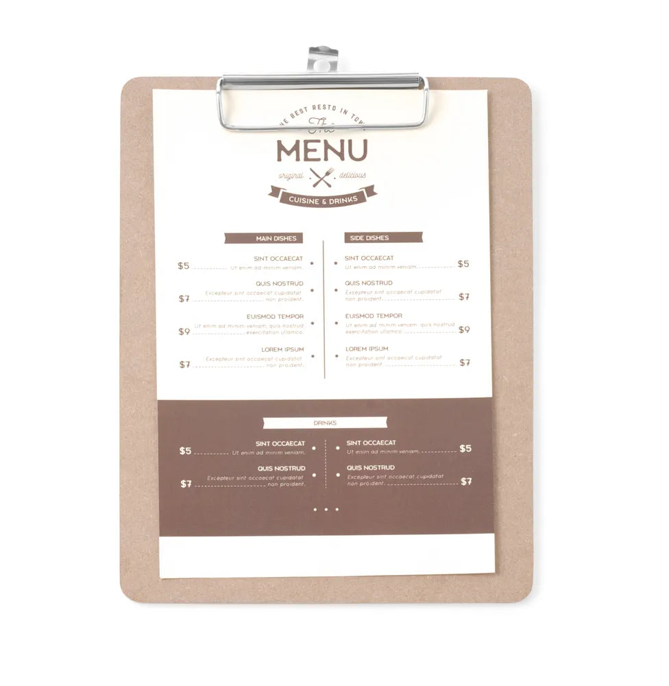 Menu klembord
