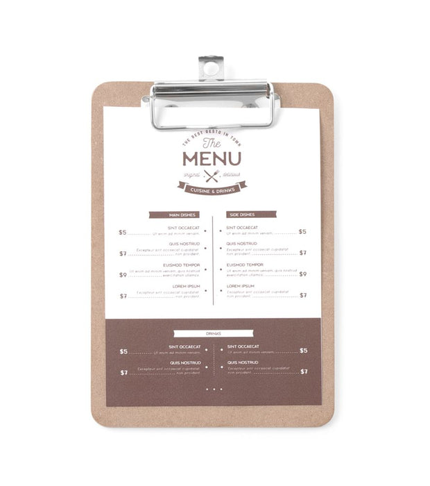 Clipboard menu