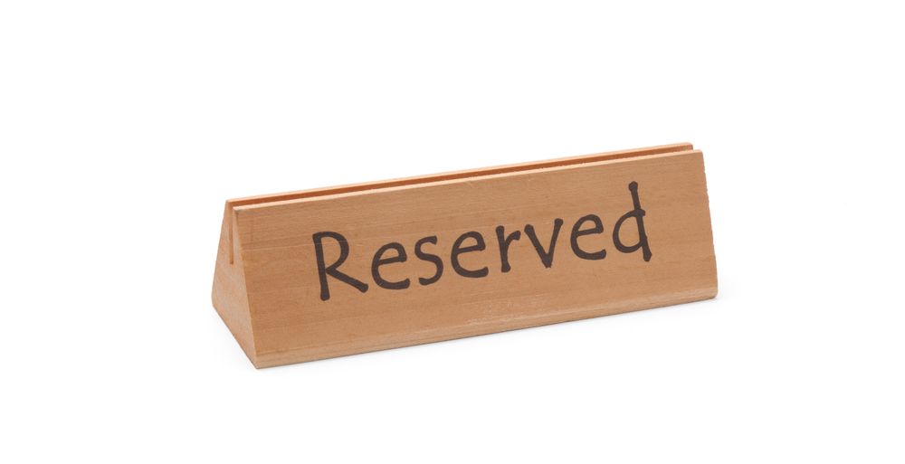 Table stand reserved