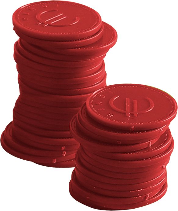 Consumption tokens - 100 pcs.