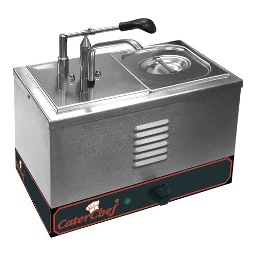 sauzen warmer m/dispenser