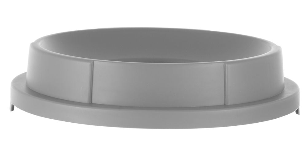 Open lid for round waste bin