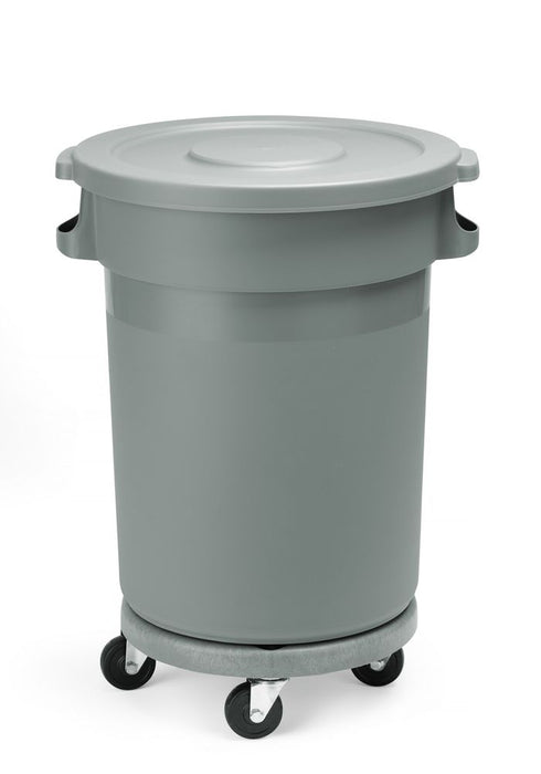 Lid for round waste bin