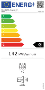 Wijnkoelkast 2Z 40FL