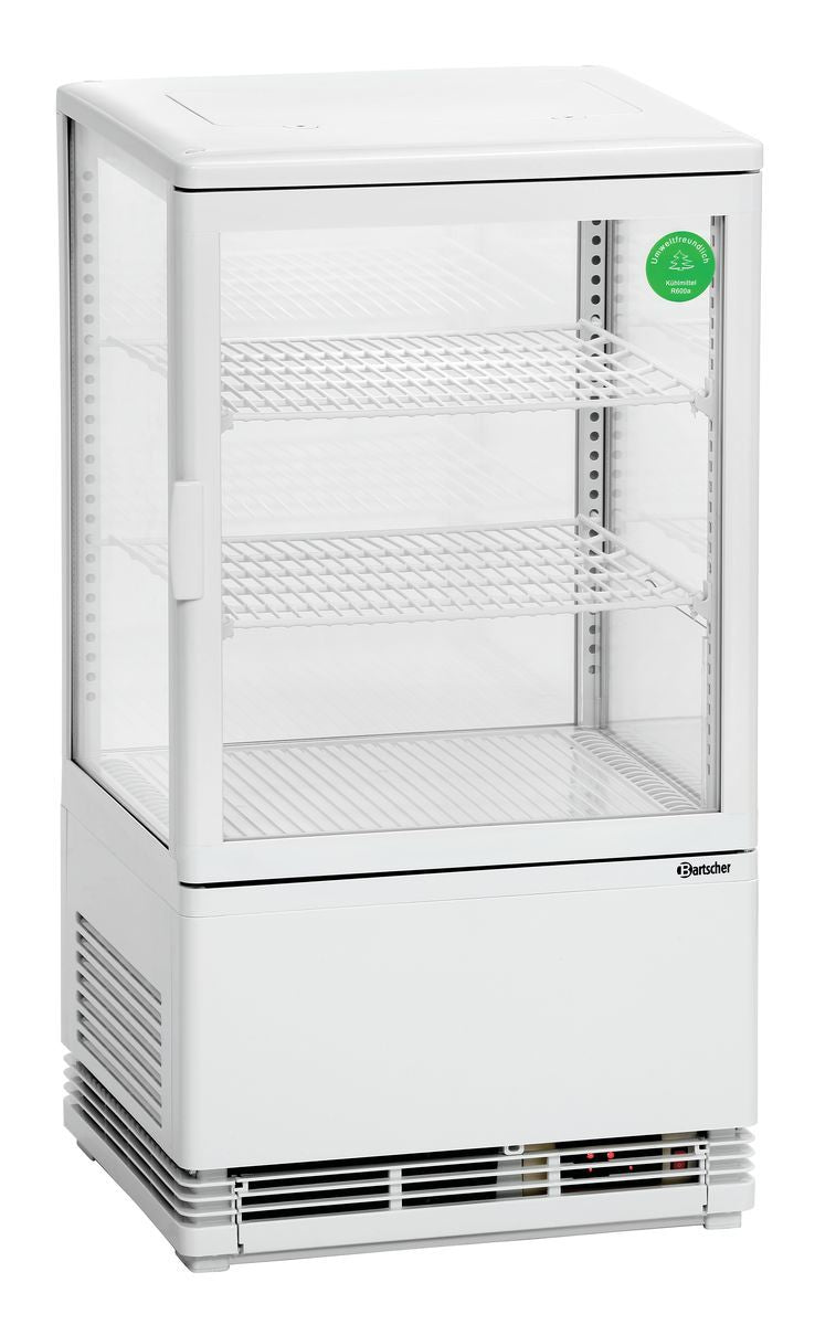 Mini-koelvitrine 58L, wit