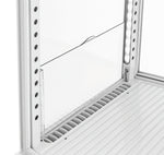 Mini-koelvitrine 75L2T wit