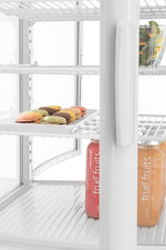 Mini-koelvitrine 75L2T wit