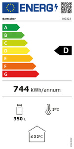 Flessenkoelkast 350L