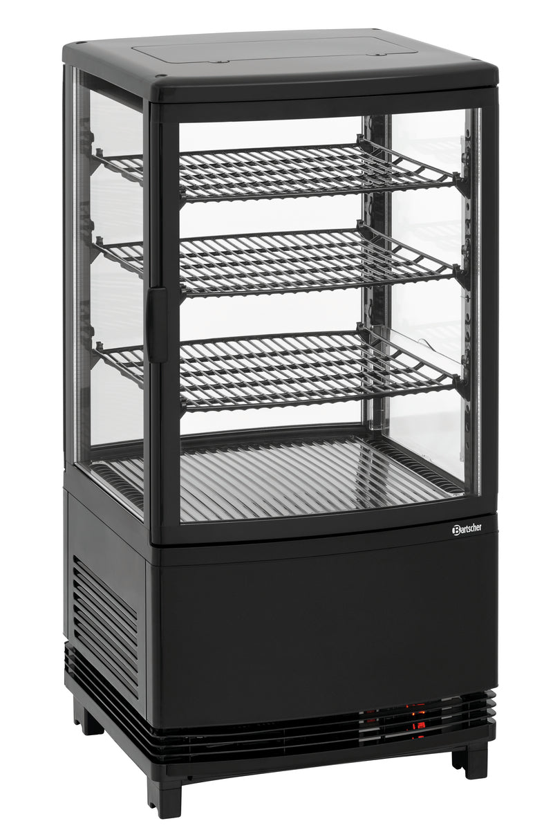 Mini-koelvitrine 64L2T zwart