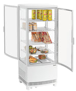 Mini-koelvitrine 98L2T wit