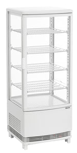 Mini-koelvitrine 98L2T wit