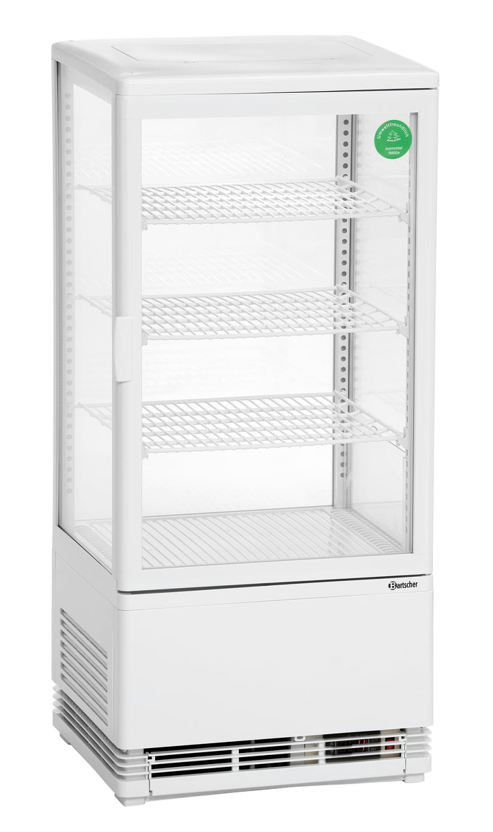 Mini-koelvitrine 78L, wit