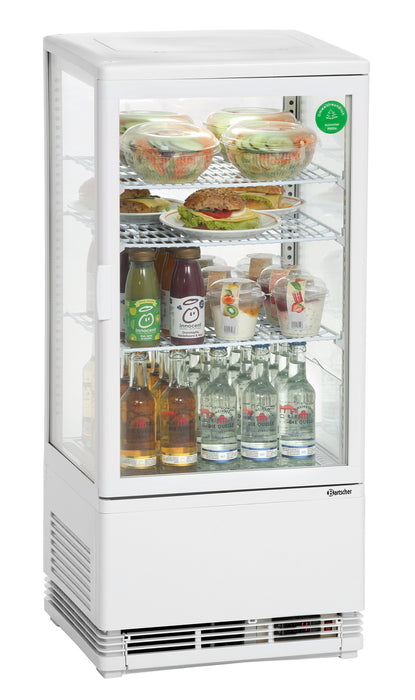Mini refrigerated display case 78L, white
