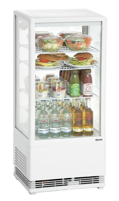 Mini refrigerated display case 78L, white