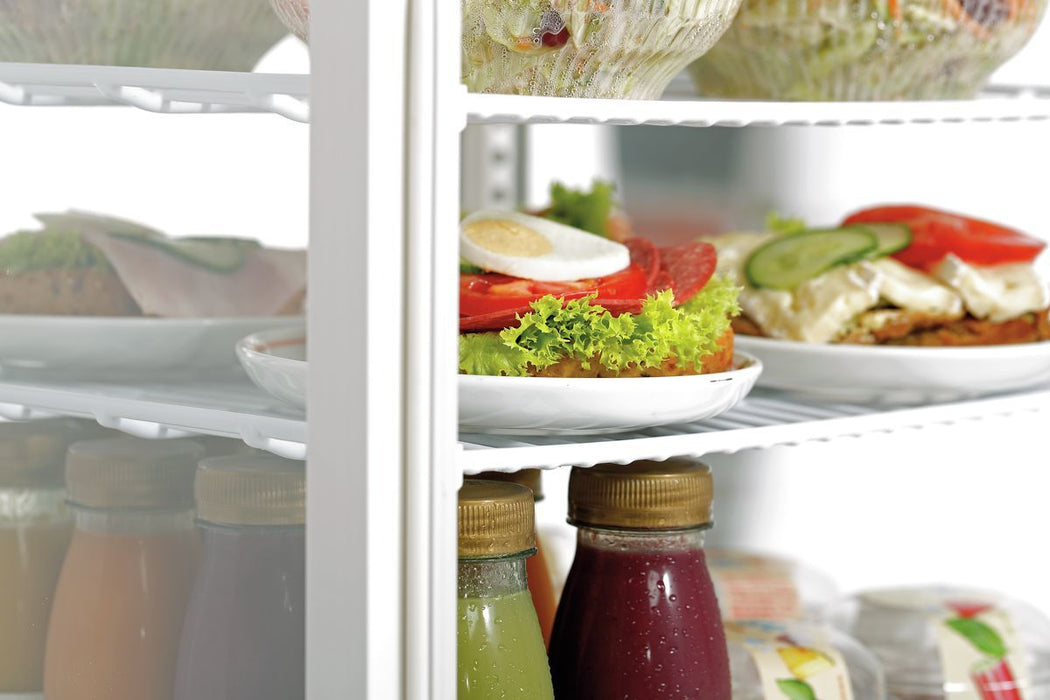 Mini refrigerated display case 78L, white