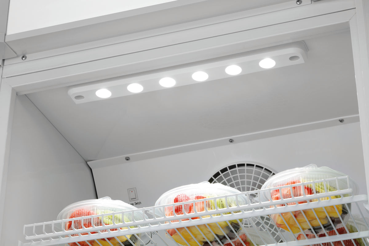 Koelkast met glazen deur 302L WB