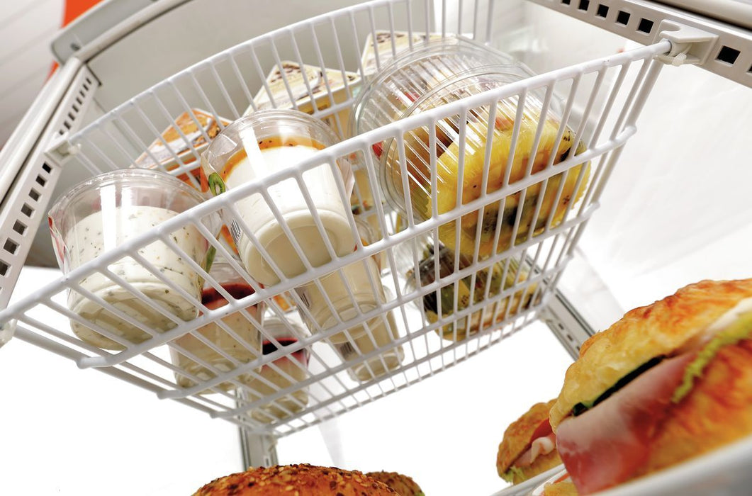 Mini refrigerated display case 86L