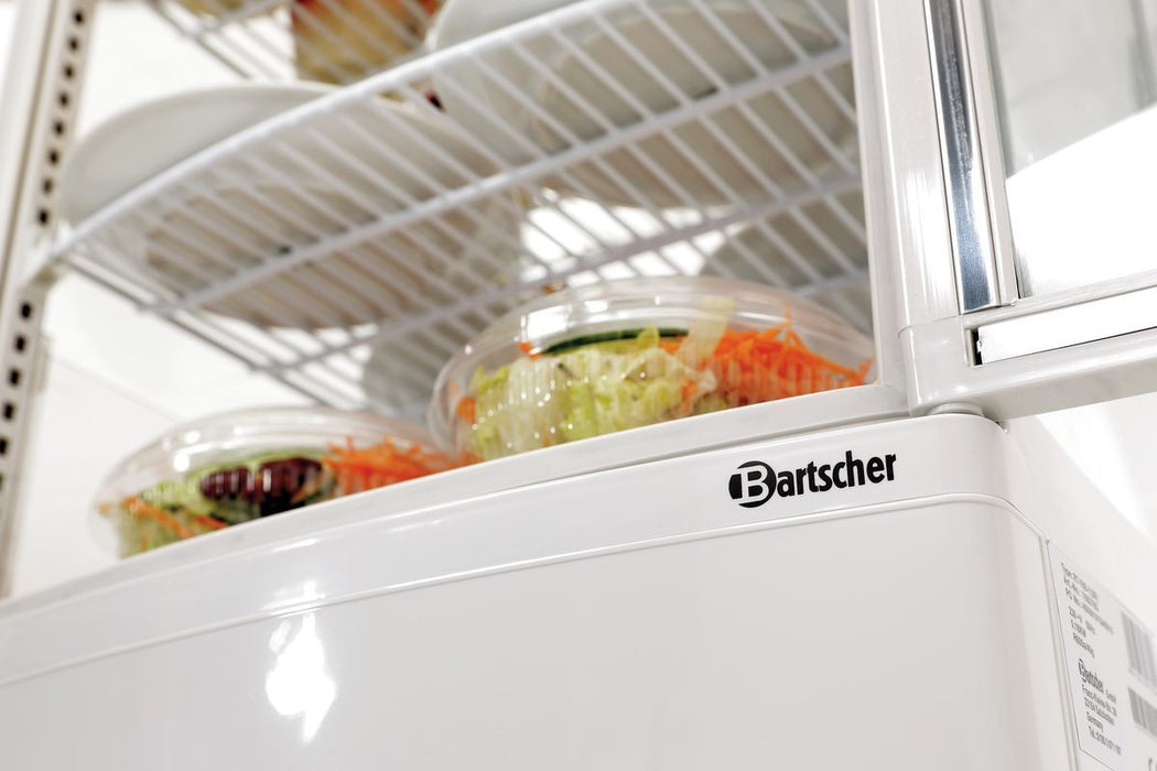 Mini refrigerated display case 86L