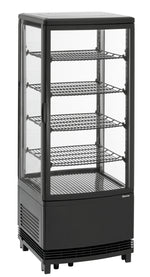 Mini-koelvitrine 98L2T zwart