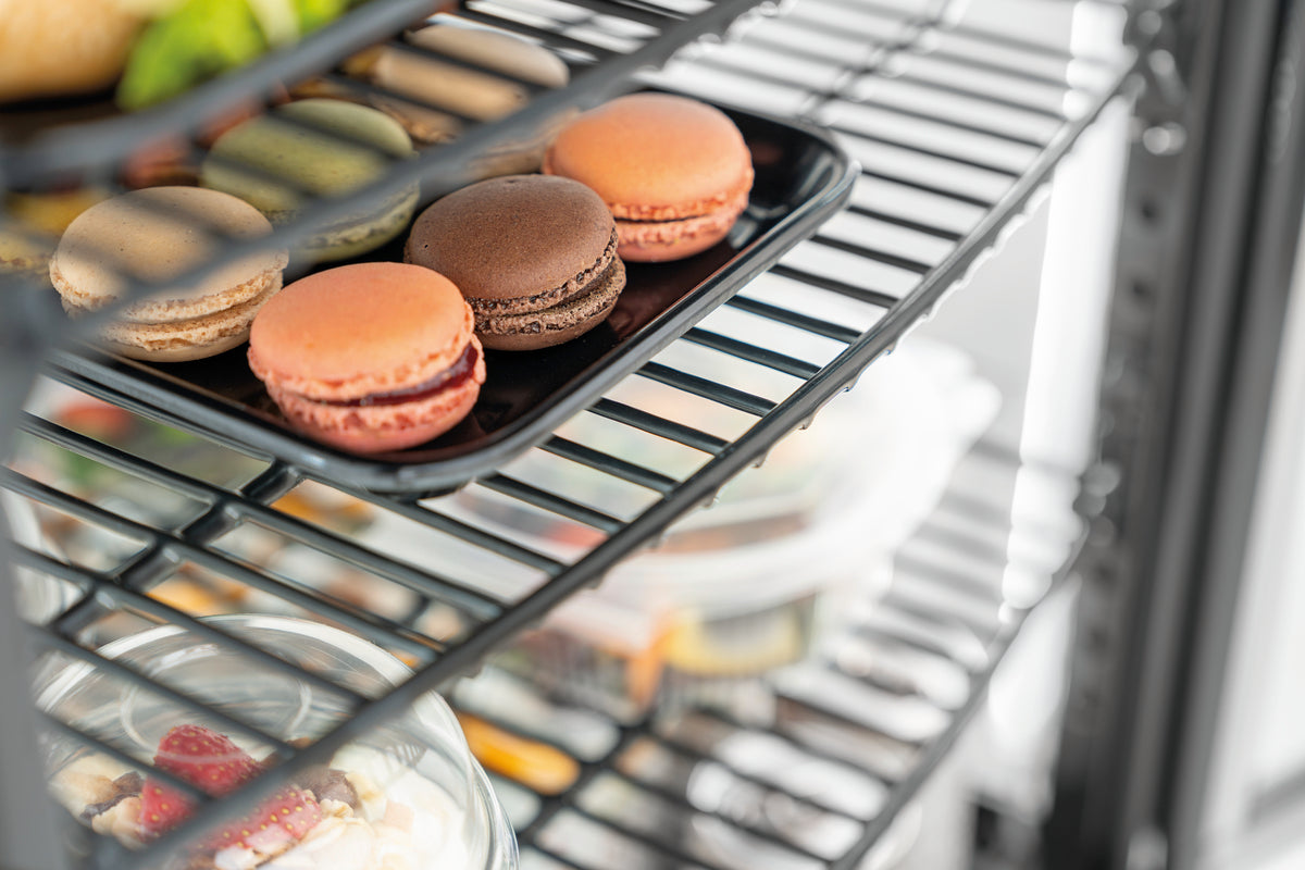 Mini-koelvitrine 98L2T zwart