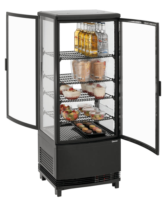 Mini-koelvitrine 98L2T zwart