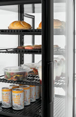 Mini-koelvitrine 98L2T zwart