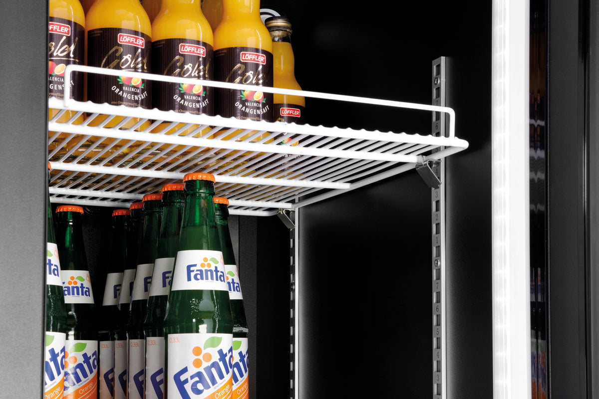 Koelkast met glazen deur 300L