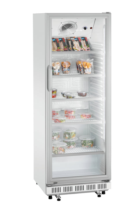 Glass door refrigerator 326