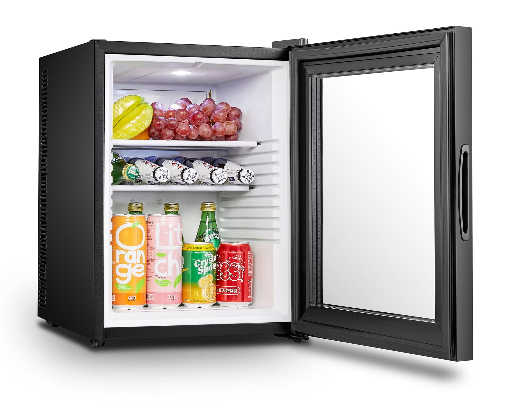 MINIBAR 40L GLASDEUR PELTIER KOELING