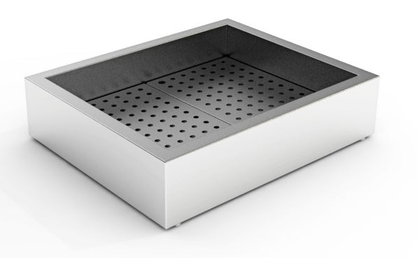 CRUSHED ICE BAK 2/1 GN OPBOUW RVS AISI 304