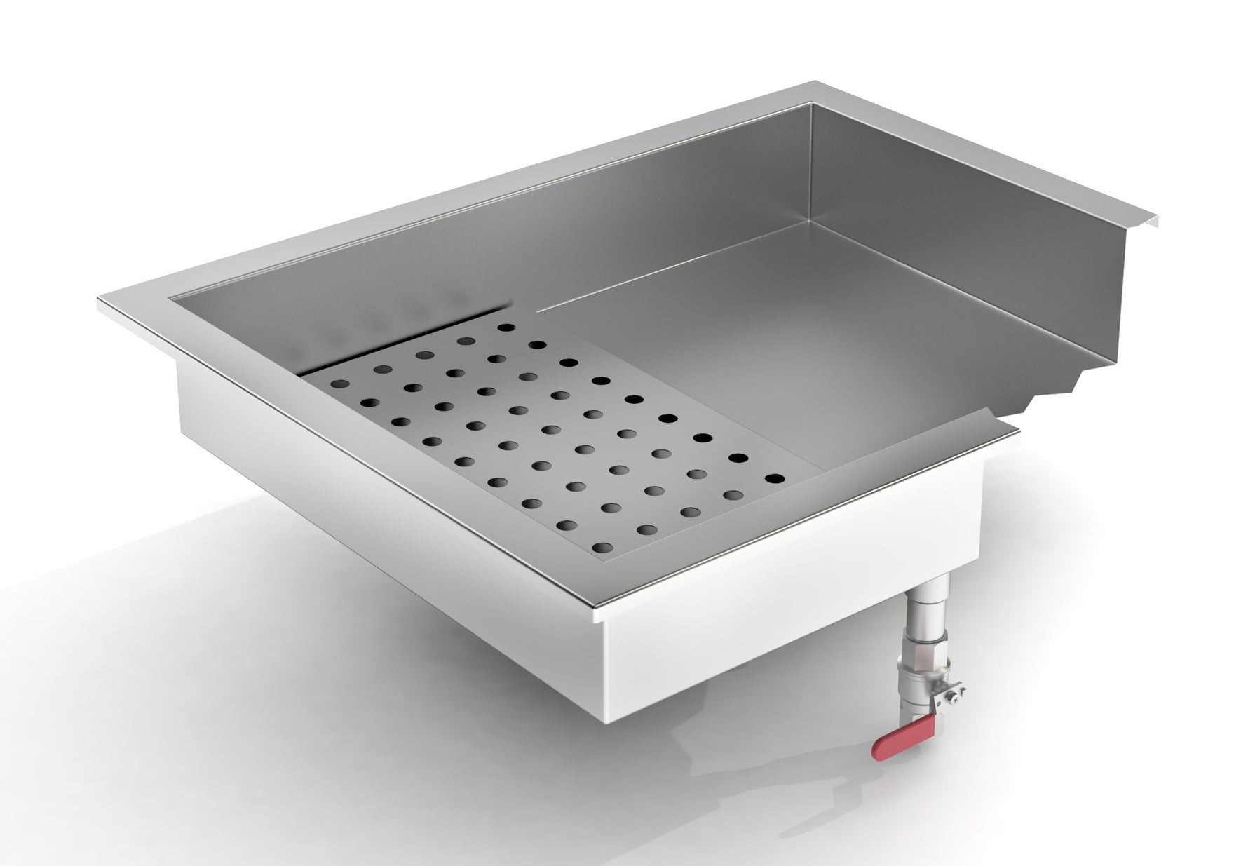 CRUSHED ICE BAK 1/1 GN INBOUW RVS AISI 304