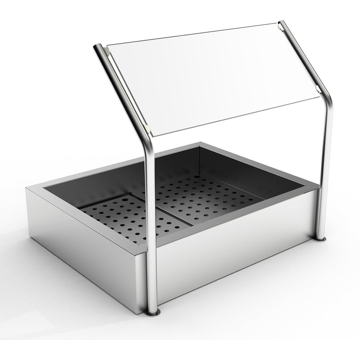 GLASOPSTAND 3/1GN SELF SERVICE TBV 7013.2710  **VERZENDING MET PALLETVRACHT ONMOGELIJK**