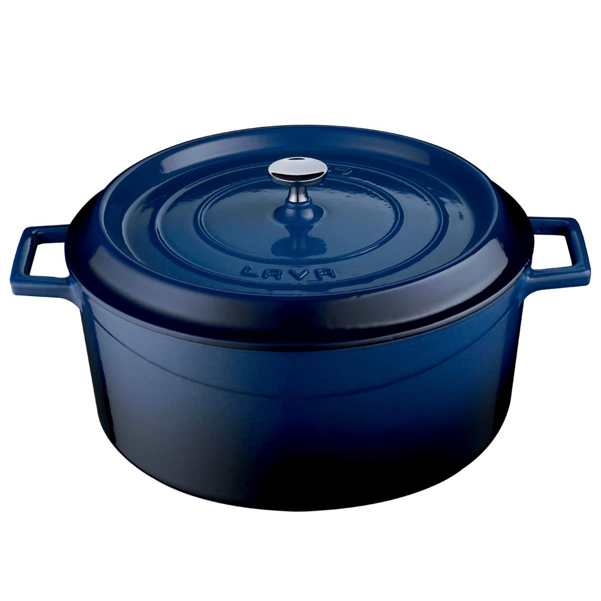 LAVA GIETIJZEREN BRAADPAN Ø28 BLAUW
