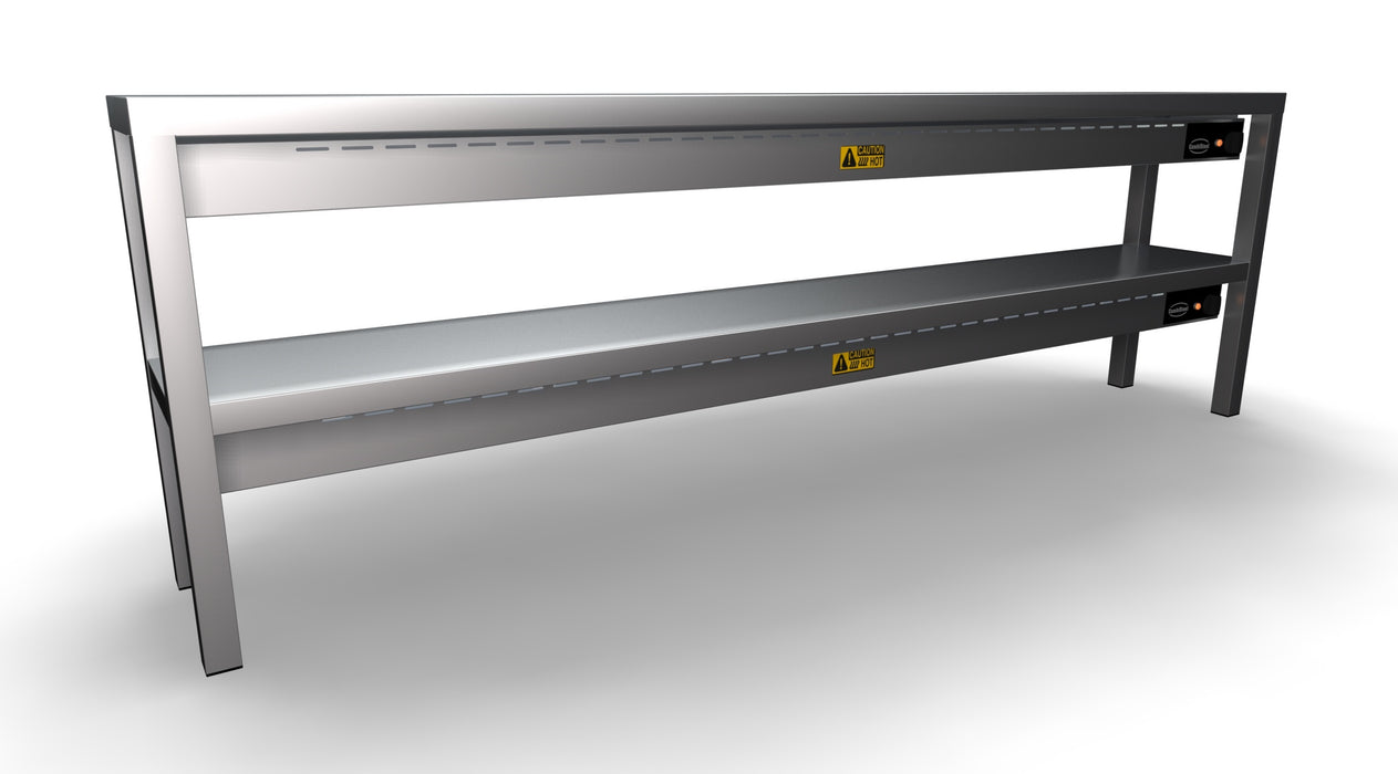 ETAGERE KERAMISCH VERWARMD 2 NIVEAUS 2000 MET 12 HEATERS À 250W