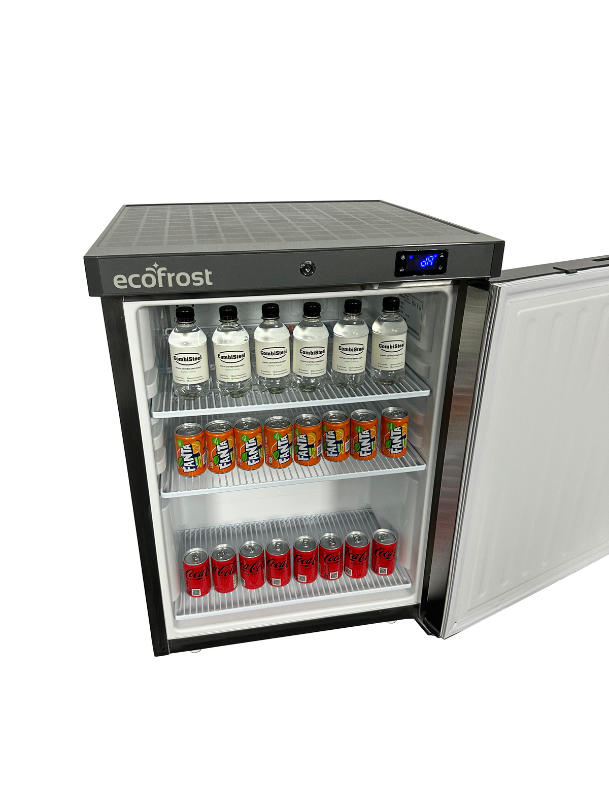 Koelkast RVS 1 deur 200L