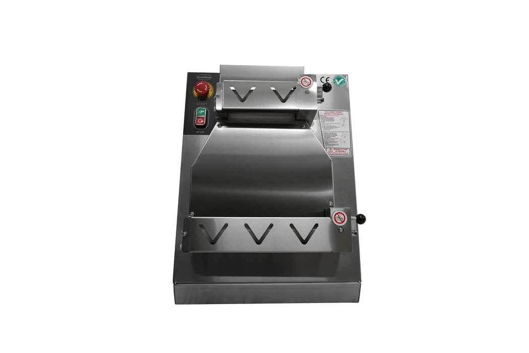 DEEGROLLER 30CM RECHT - VOLLEDIG RVS