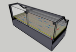 Koelvitrine plaatkoeling Rick 2.5