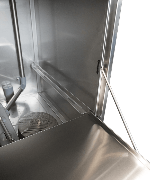 FRONT LOADING DISHWASHER ENT 500-230 DP DDE WITH DRAIN PUMP AND SOAP DOSING PUMP