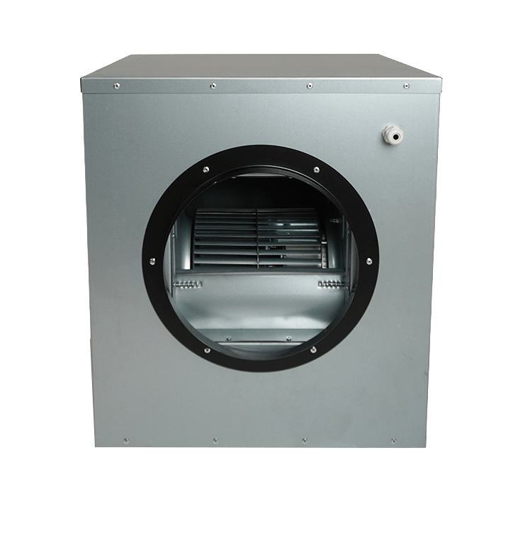 Ventilator in box AFMB-7-7-1250