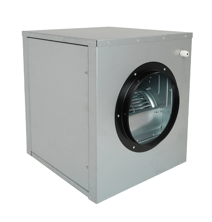 Ventilator in box AFMB-7-7-1250