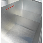 Combisteel Vrieskist met Glasdeksel – 336 Liter